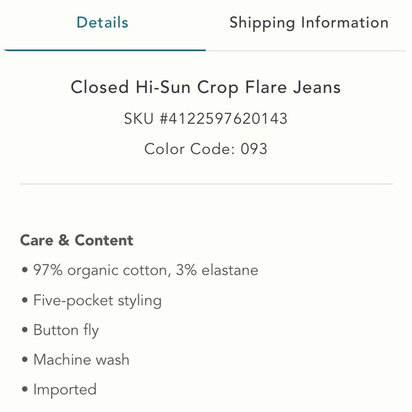 Closed Hi-Sun Crop Flare Jeans - Picture 5 of 16